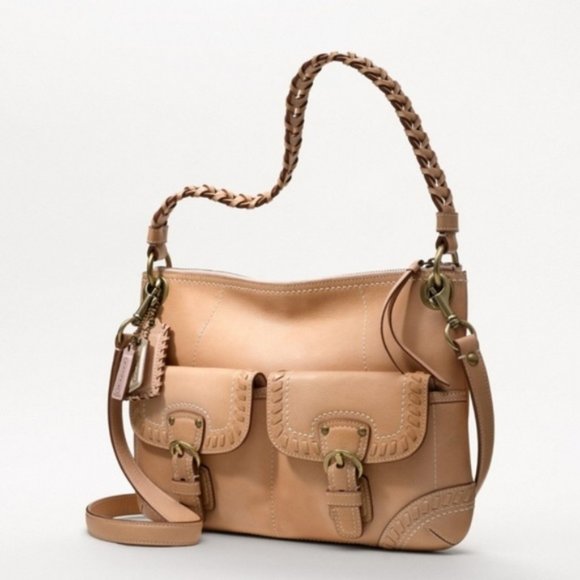 Coach Poppy Vachetta Whipstitch Leather Crossbody - Picture 8 of 8